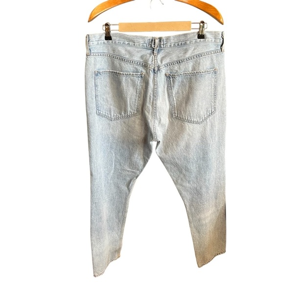 AGOLDE ~ Jamie High Rise Classic in Shake Down 90s Distressed 33. - Picture 5 of 10